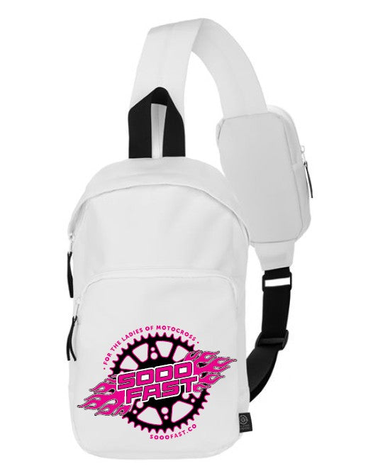 SOOO FAST FTOM SPROCKET LOGO SLING BAG