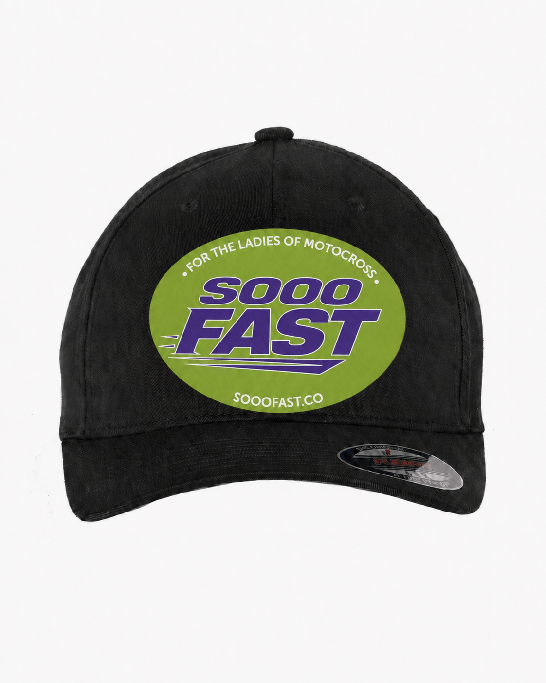 SOOO FAST OVAL LOGO FLEX FIT HAT