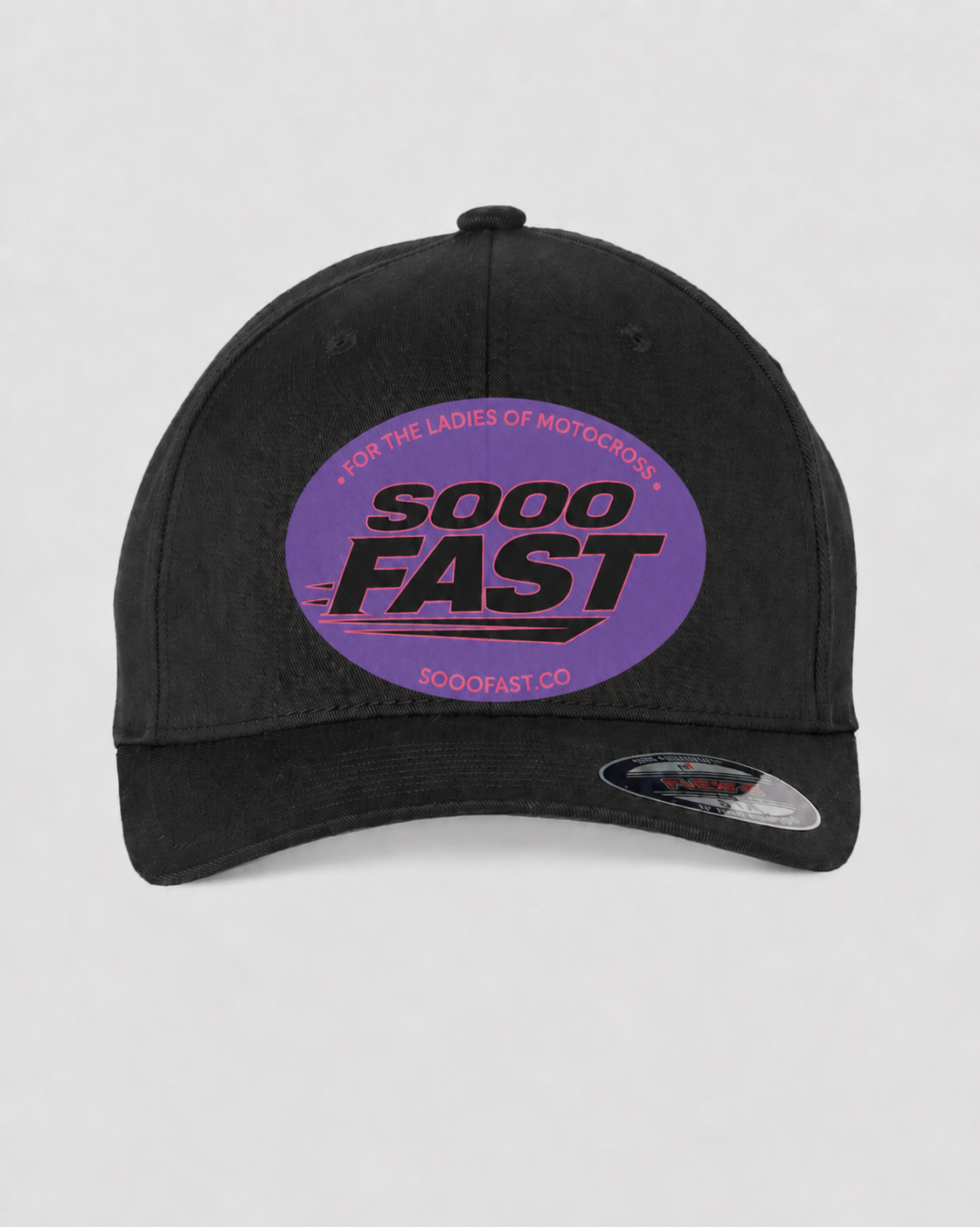 SOOO FAST OVAL LOGO FLEX FIT HAT