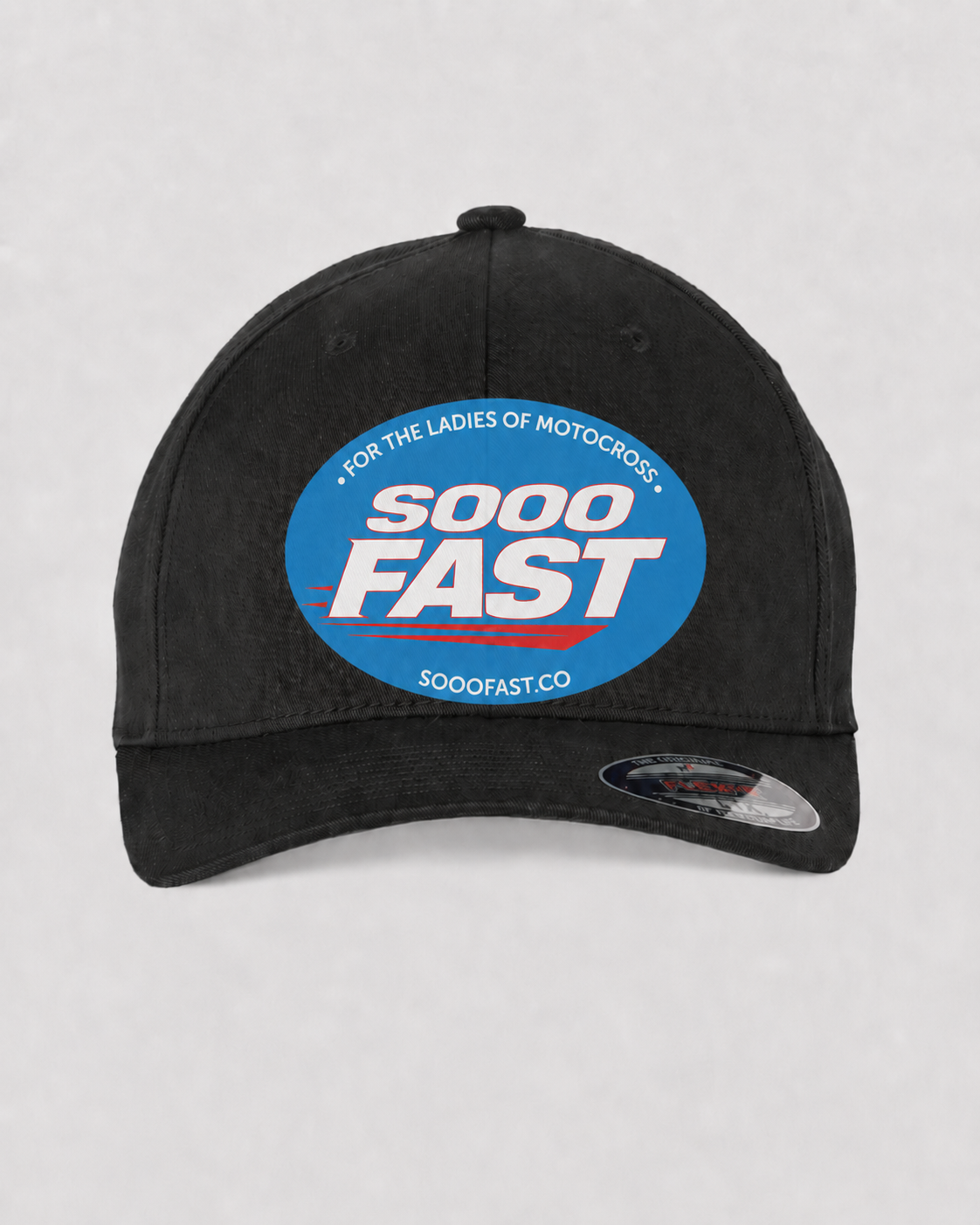 SOOO FAST OVAL LOGO FLEX FIT HAT