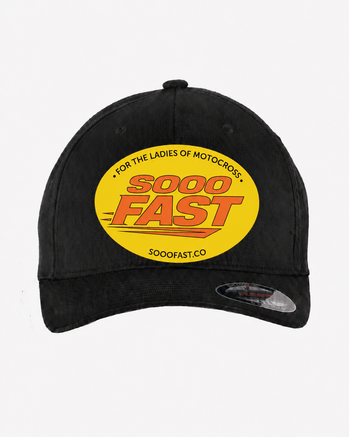 SOOO FAST OVAL LOGO FLEX FIT HAT