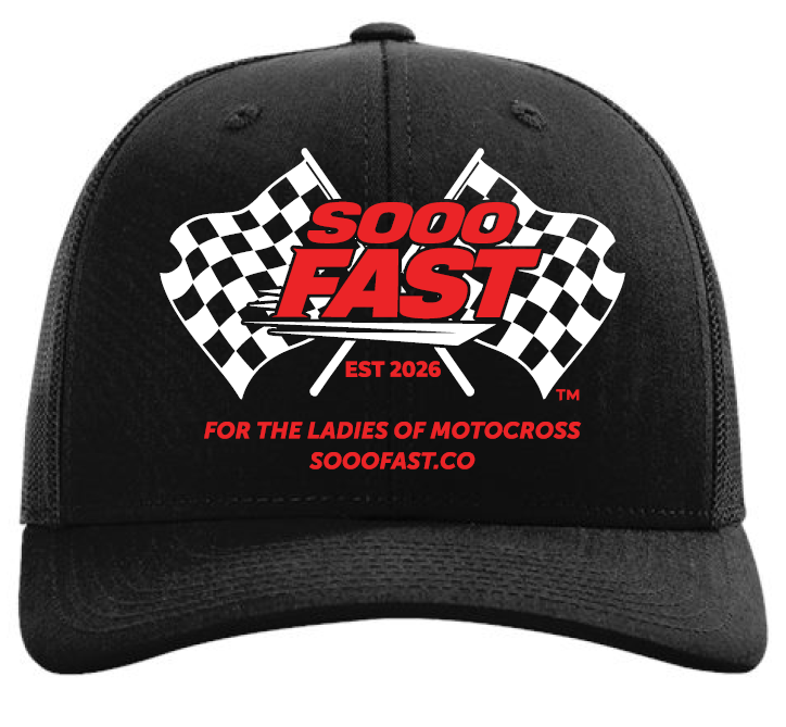 SOOO FAST BOLD FLAG LOGO FLEX FIT HATS
