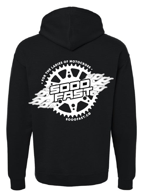 SOOO FAST WHITE/BLACK FTLOM HOODIE