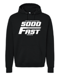 SOOO FAST FADED CHECKERS FTLOM BLACK HOODIE