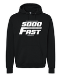 SOOO FAST FADED CHECKERS TSHOS BLACK HOODIE