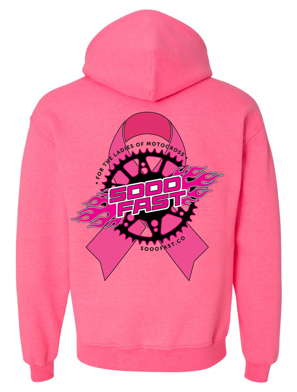SOOO FAST BREAST CANCER AWARENESS HOODY