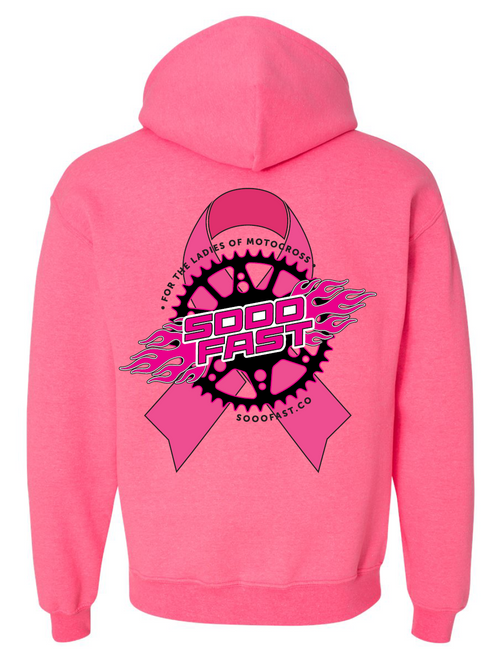 SOOO FAST BREAST CANCER AWARENESS HOODY