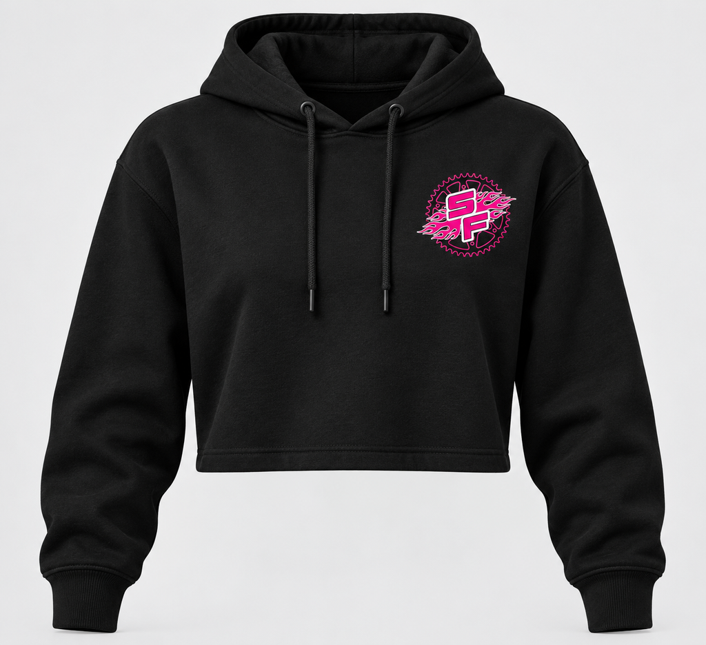 SOOO FAST SPROCKET LOGO CROP HOODY