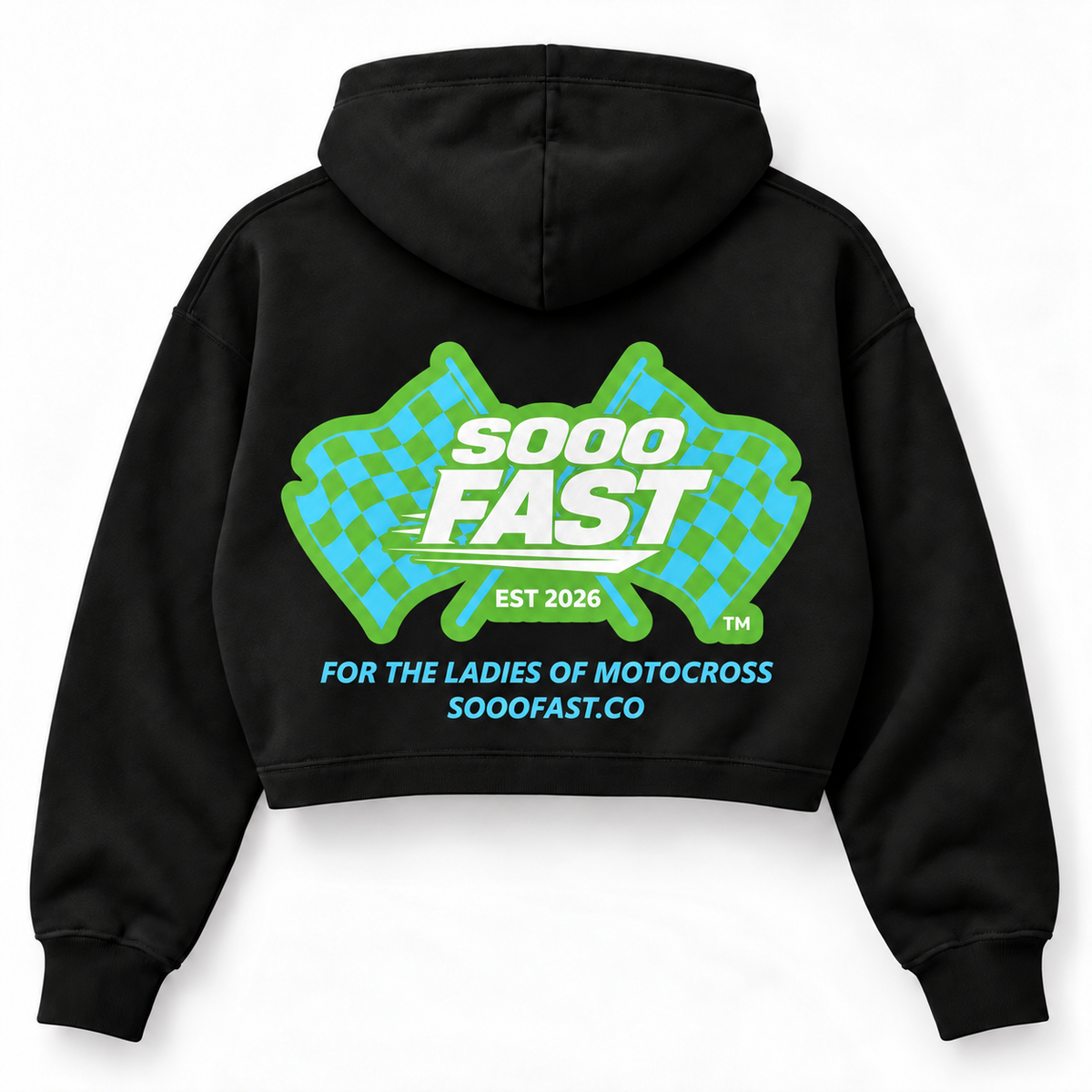 SOOO FAST HYPERDRIVE CROP HOODY