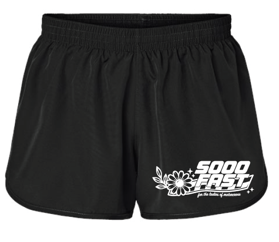 SOOO FAST FLOWER LOGO SHORTS