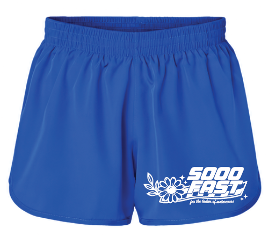 SOOO FAST FLOWER LOGO SHORTS
