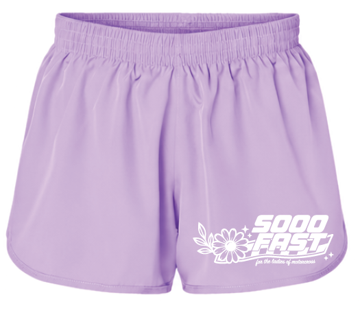 SOOO FAST FLOWER LOGO SHORTS