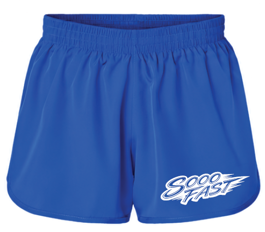 SOOO FAST SWOOSH LOGO SHORTS
