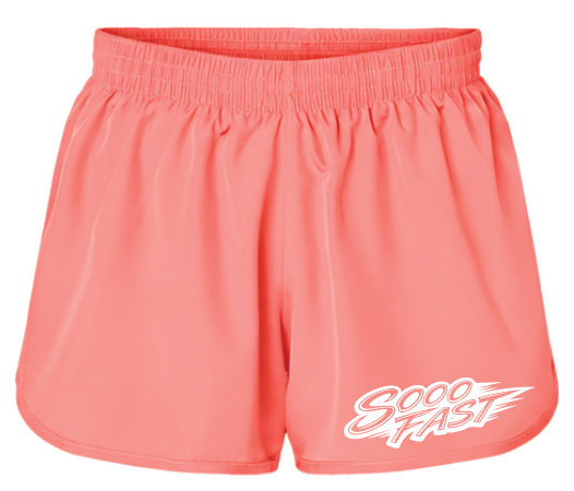 SOOO FAST SWOOSH LOGO SHORTS