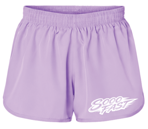 SOOO FAST SWOOSH LOGO SHORTS