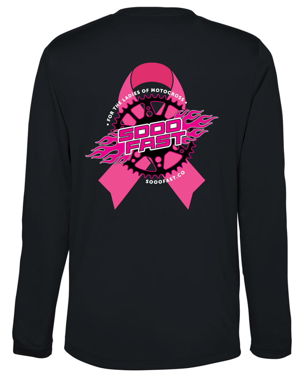 SOOO FAST BREAST CANCER AWARENESS LONG SLEEVE TEE