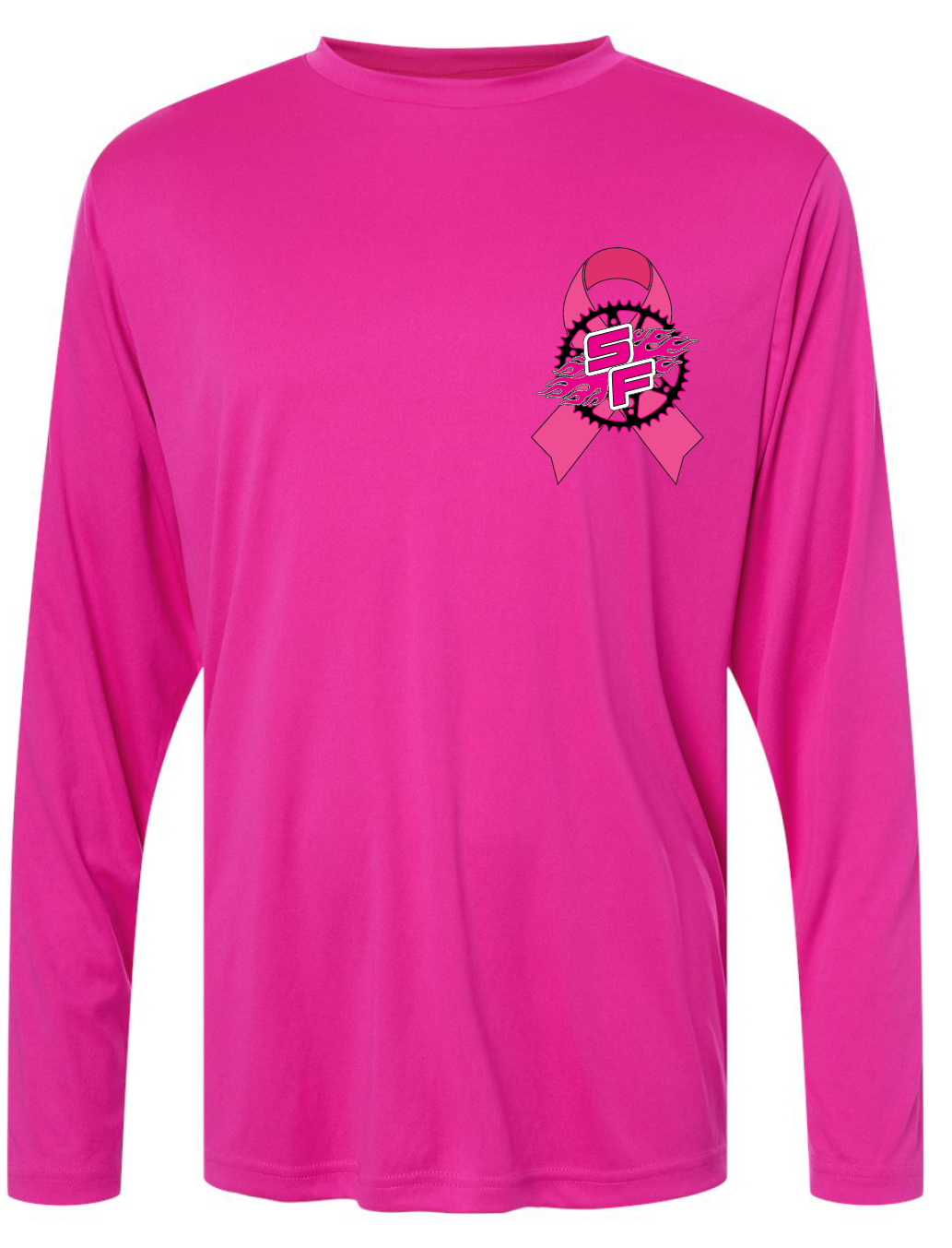 SOOO FAST BREAST CANCER AWARENESS LONG SLEEVE TEE