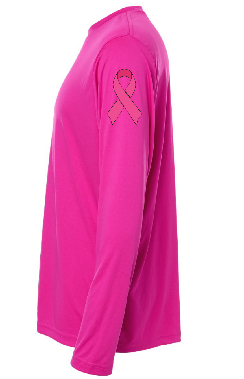 SOOO FAST BREAST CANCER AWARENESS LONG SLEEVE TEE