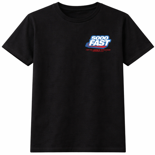 SOOO FAST BOLD FLAG TEE SHIRT WMX COLORS