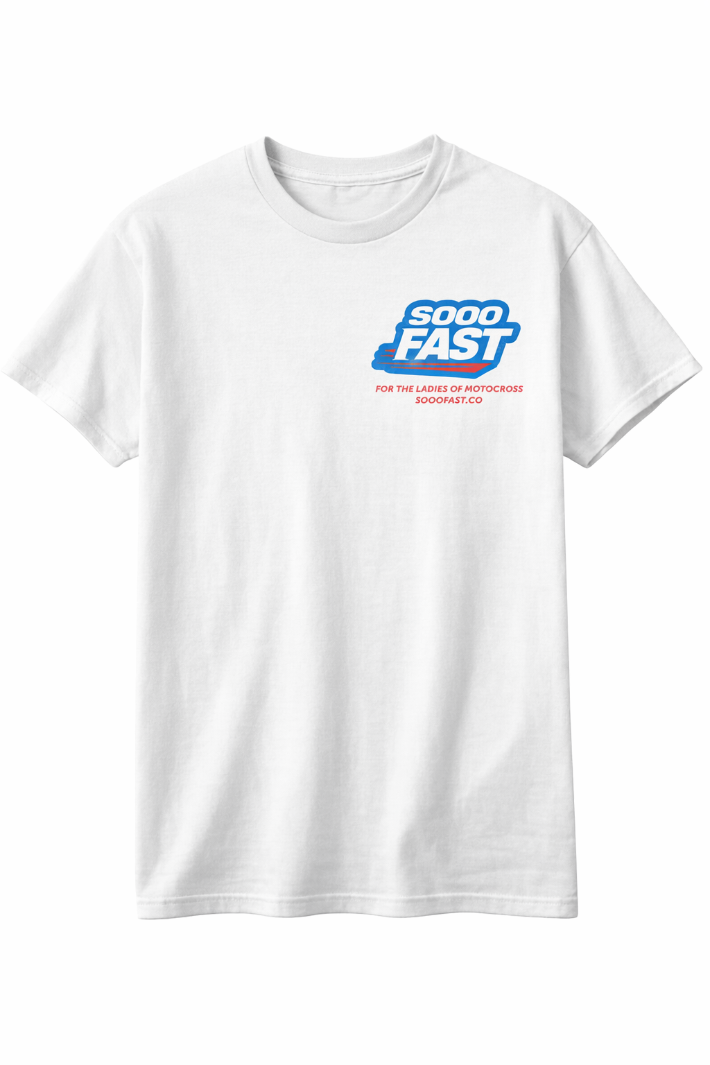 SOOO FAST BOLD FLAG TEE SHIRT WMX COLORS