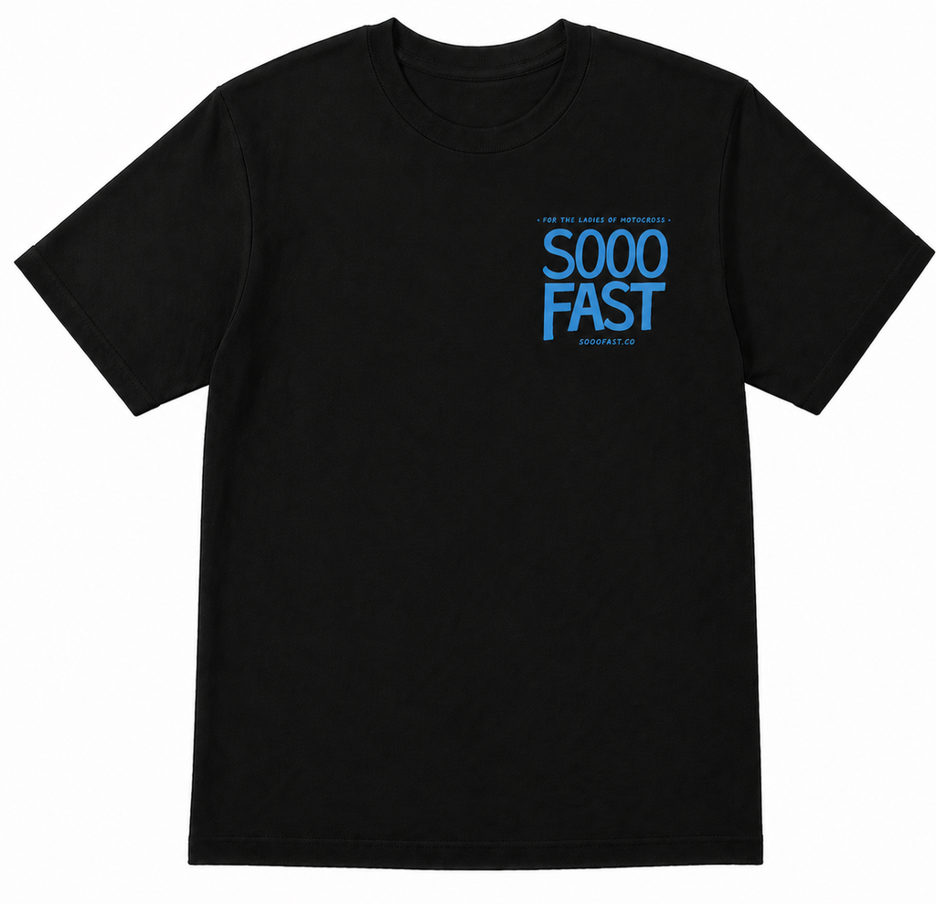 SOOO FAST HAND DRAWN LOGO TEE SHIRT