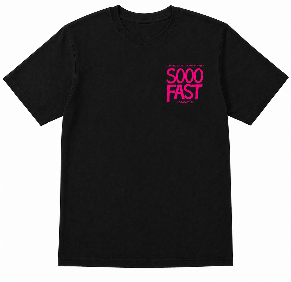 SOOO FAST HAND DRAWN LOGO TEE SHIRT