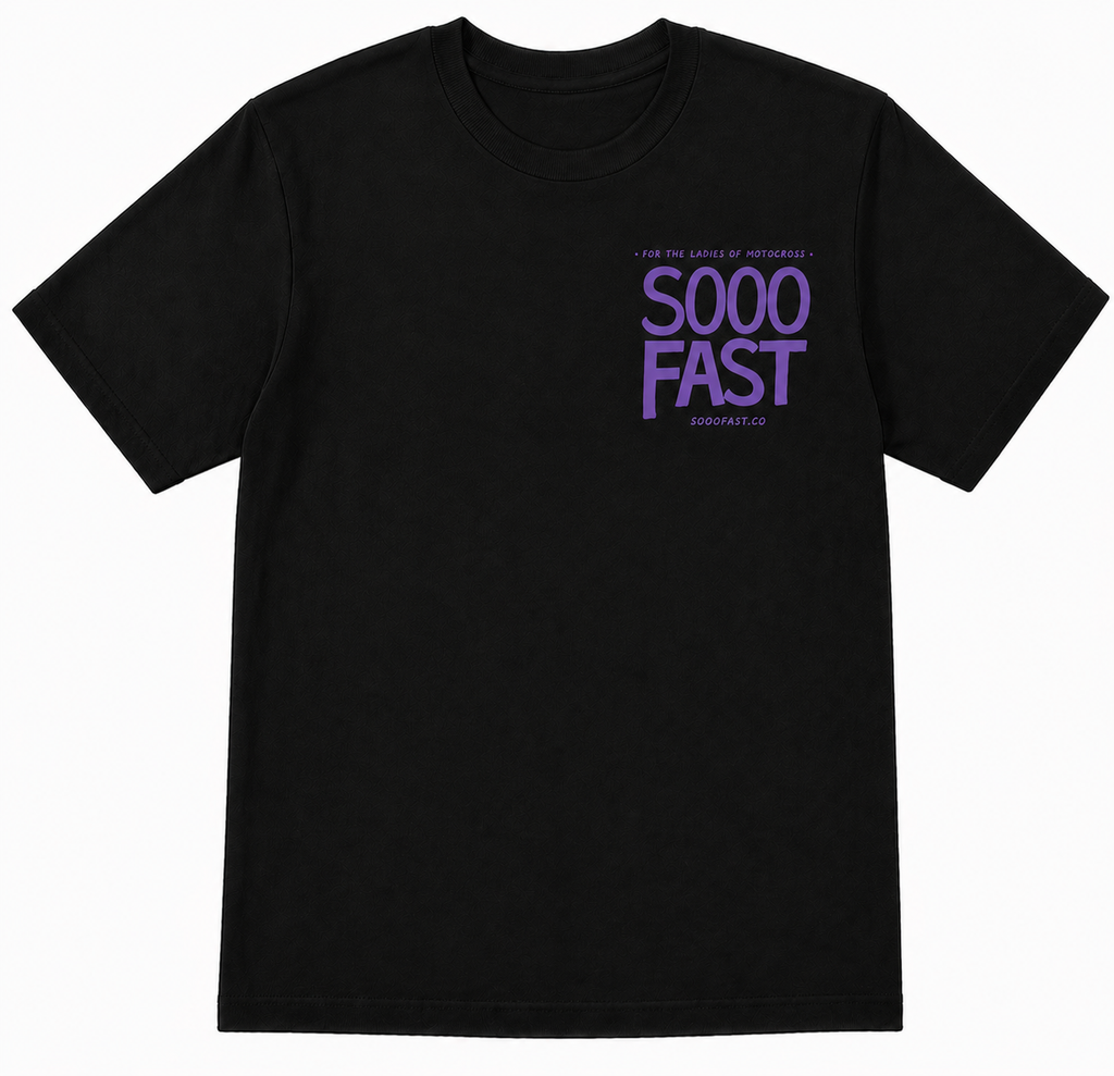 SOOO FAST HAND DRAWN LOGO TEE SHIRT