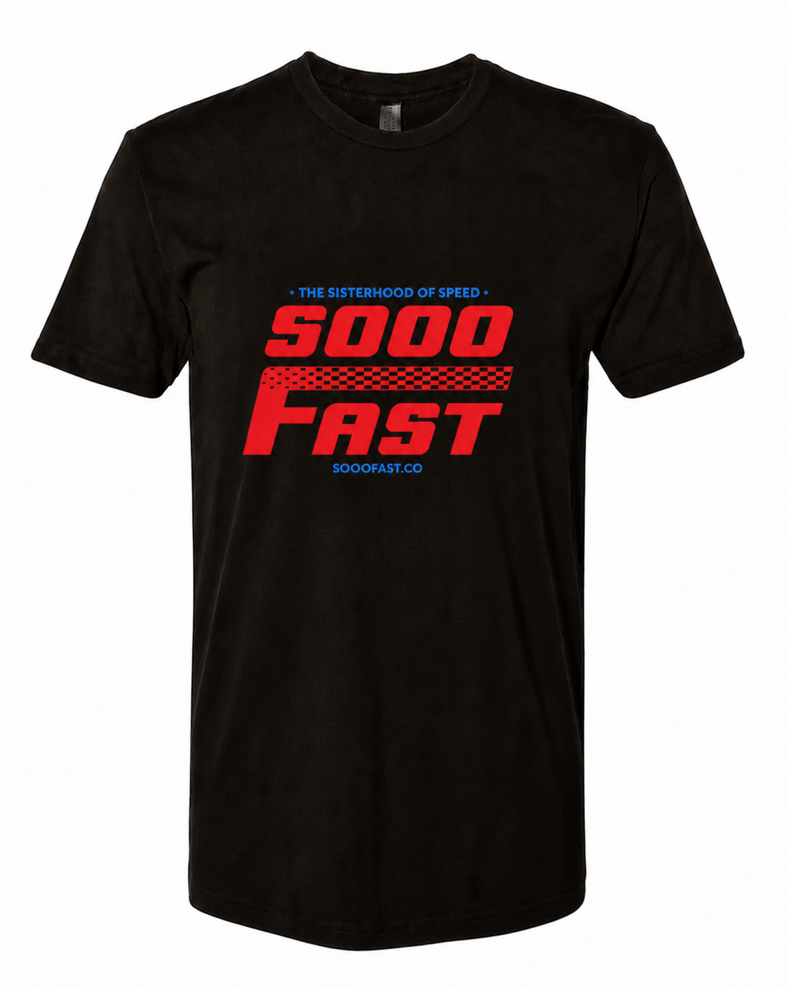 SOOO FAST TSHOF FADED CHECKERS LOGO BROWN TEE SHIRT