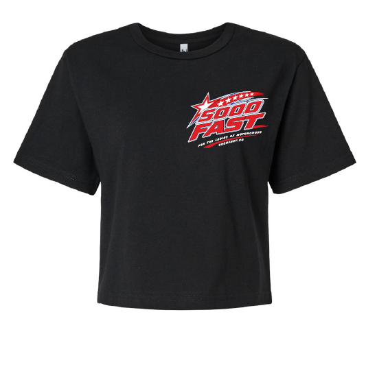 SOOO FAST 1776 CROP TOP TEE