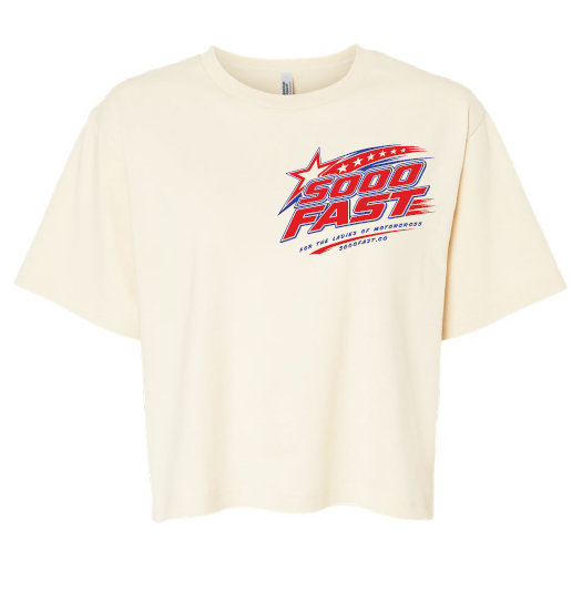 SOOO FAST 1776 CROP TOP TEE