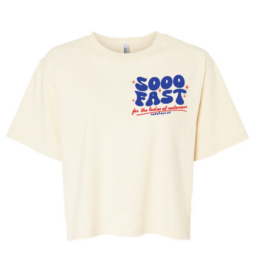 SOOO FAST FULED BY FREEDOM CROP TOP TEE