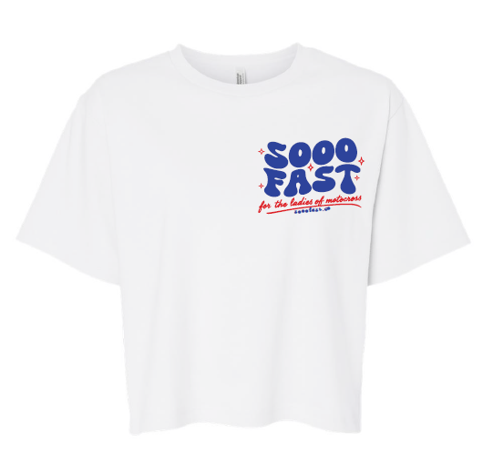 SOOO FAST FULED BY FREEDOM CROP TOP TEE