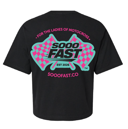 SOOO FAST NEON PUNCH SROP TOP TEE SHIRT