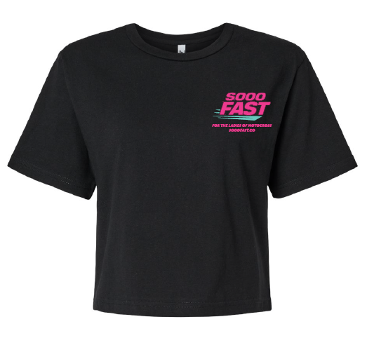 SOOO FAST NEON PUNCH SROP TOP TEE SHIRT