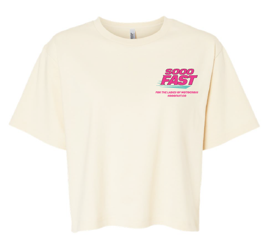 SOOO FAST NEON PUNCH SROP TOP TEE SHIRT