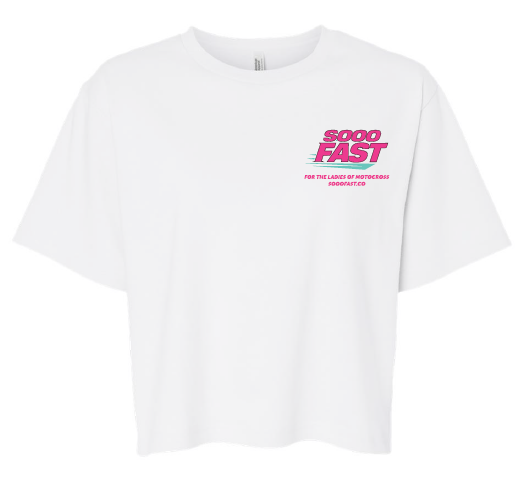 SOOO FAST NEON PUNCH SROP TOP TEE SHIRT
