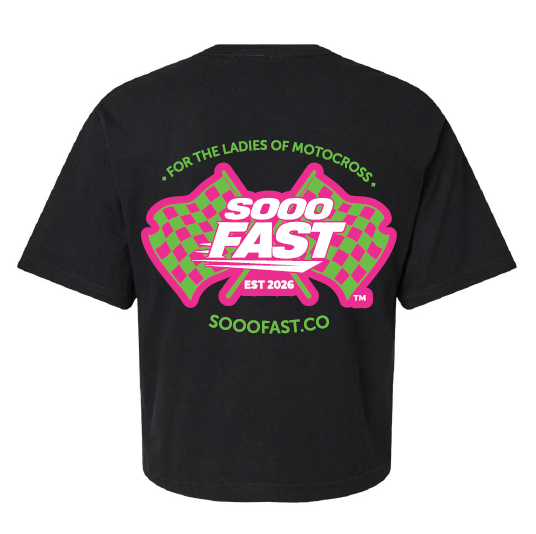 SOOO FAST LIMELIGHT CROP TOP TEE SHIRT