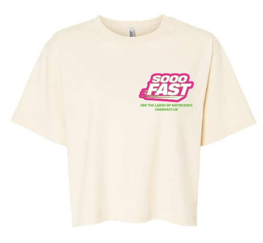 SOOO FAST LIMELIGHT CROP TOP TEE SHIRT