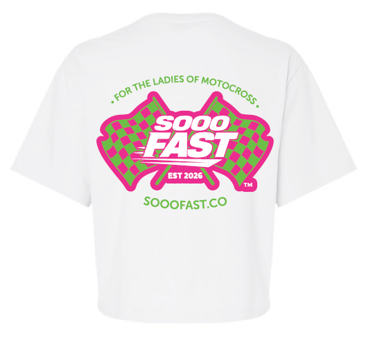SOOO FAST LIMELIGHT CROP TOP TEE SHIRT
