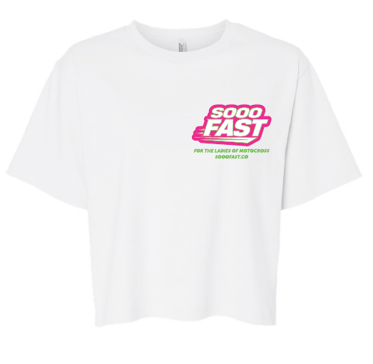 SOOO FAST LIMELIGHT CROP TOP TEE SHIRT