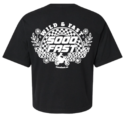 SOOO FAST WILD & FAST CROP TOP TEE