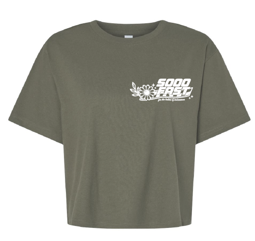 SOOO FAST WILD & FAST CROP TOP TEE