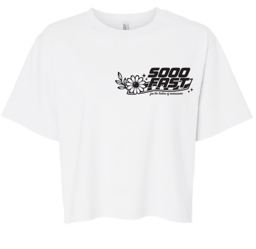 SOOO FAST WILD & FAST CROP TOP TEE