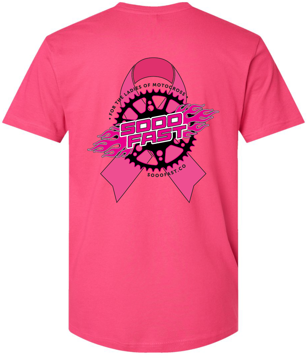 SOOO FAST BREAST CANCER AWARENESS SHORT SLEEVE TEE