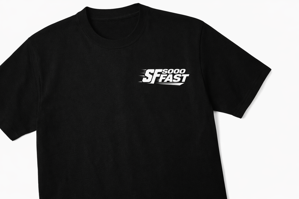 SOOO FAST BOLD FLAG TEE SHIRT